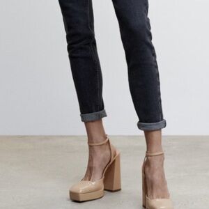 MANGO MNG BLOCK HEEL SHOE